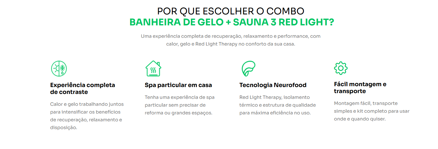 Neurofood: Motivos para comprar o combo