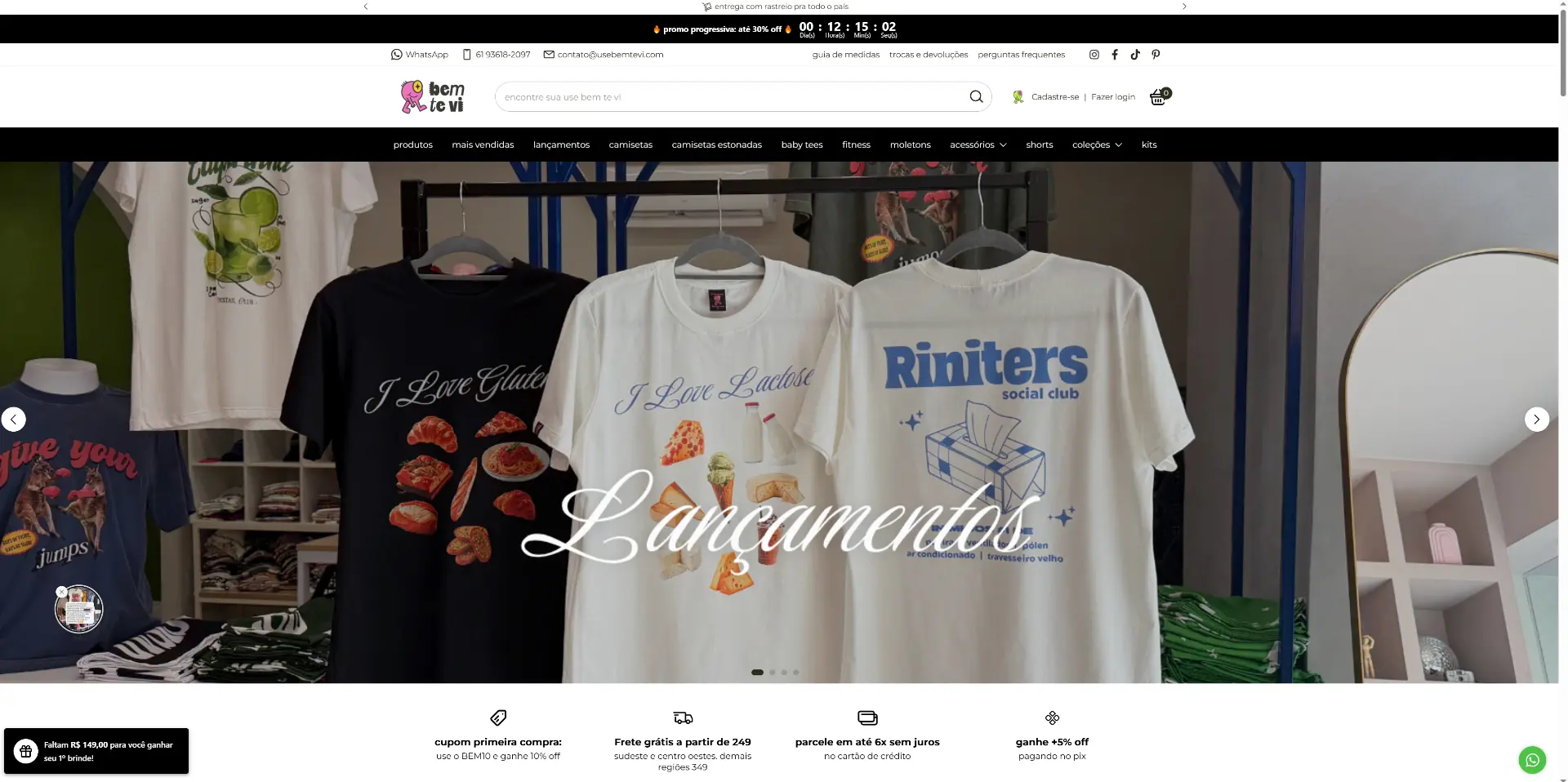 Loja Use Bem te Vi na Nuvemshop